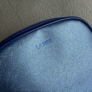 La Mer Shimmering Blue Toiletry Bag